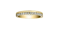14K Yellow Gold 0.33cttw Diamond Band