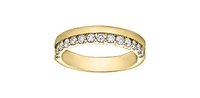 14K Yellow Gold 0.50cttw Diamond Band