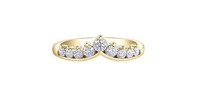 14K Yellow Gold 0.50cttw Diamond Ring