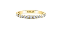 18K Yellow Gold 0.40cttw Canadian Diamond Band - size 6.5