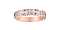 10K Rose Gold 0.50cttw Diamond Ring