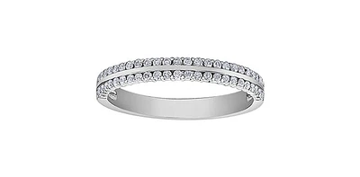 10K White Gold 0.25cttw Diamond Ring