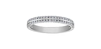 10K White Gold 0.25cttw Diamond Ring