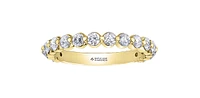 18K Yellow Gold 1.00cttw Canadian Diamond Band