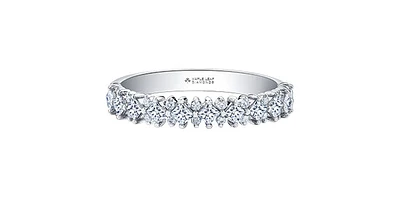 14K White Gold 0.55cttw Canadian Diamond Band