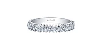 14K White Gold 0.55cttw Canadian Diamond Band