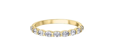 14K Yellow Gold 0.45cttw Diamond Ring