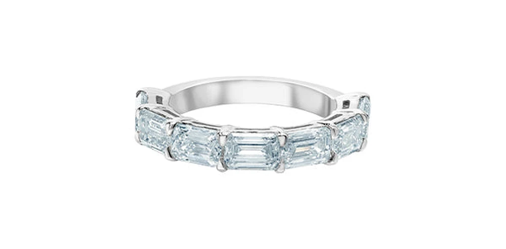 14K White Gold 3.50cttw Lab Grown Diamond Band