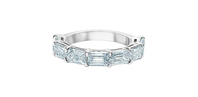 14K White Gold 3.50cttw Lab Grown Diamond Band