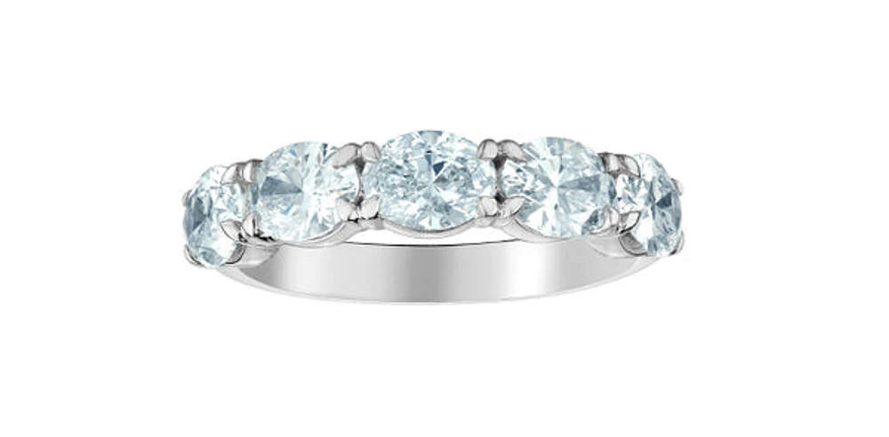 14K White Gold 2.50cttw Lab Grown Diamond Band