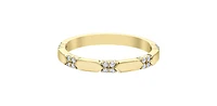 10K Yellow Gold 0.12cttw Diamond Ring