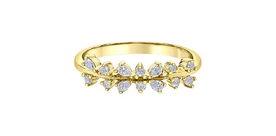 14K Yellow Gold 0.25cttw Diamond Ring