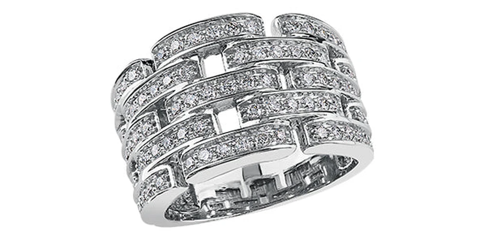 10K White Gold 1.00 cttw Diamond Ring