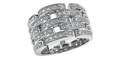 10K White Gold 1.00 cttw Diamond Ring