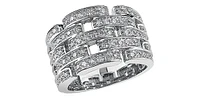 10K White Gold 1.00 cttw Diamond Ring