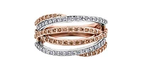 10K White & Rose Gold 0.285cttw Diamond Ring