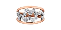 14K White & Rose Gold 0.50cttw Diamond Ring
