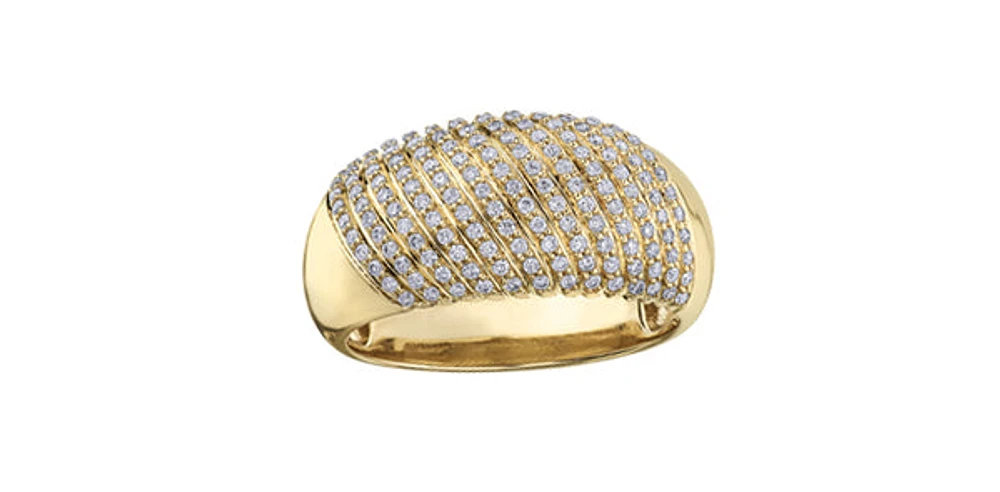 10K Yellow Gold 0.50cttw Diamond Ring