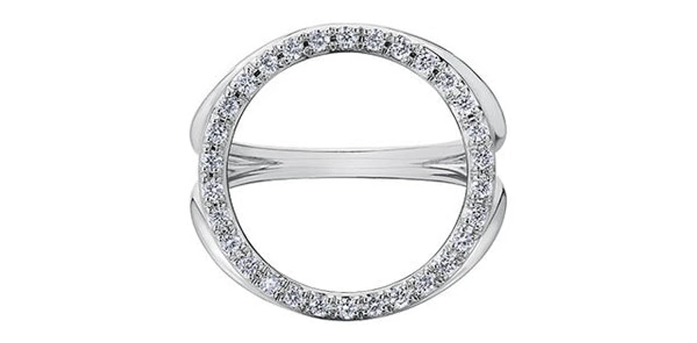 10K White Gold 0.30cttw Diamond Ring