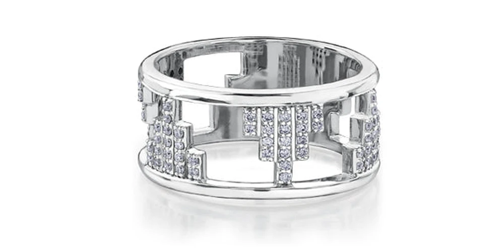 10K White Gold 0.25cttw Diamond Ring