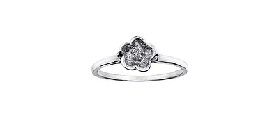 10K White Gold 0.01cttw Diamond Ring