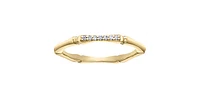 10K Yellow Gold 0.04cttw Diamond Ring