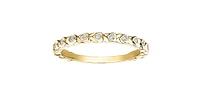 10K Yellow Gold 0.07cttw Diamond Ring