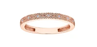 10K Rose Gold 0.036cttw Diamond Ring