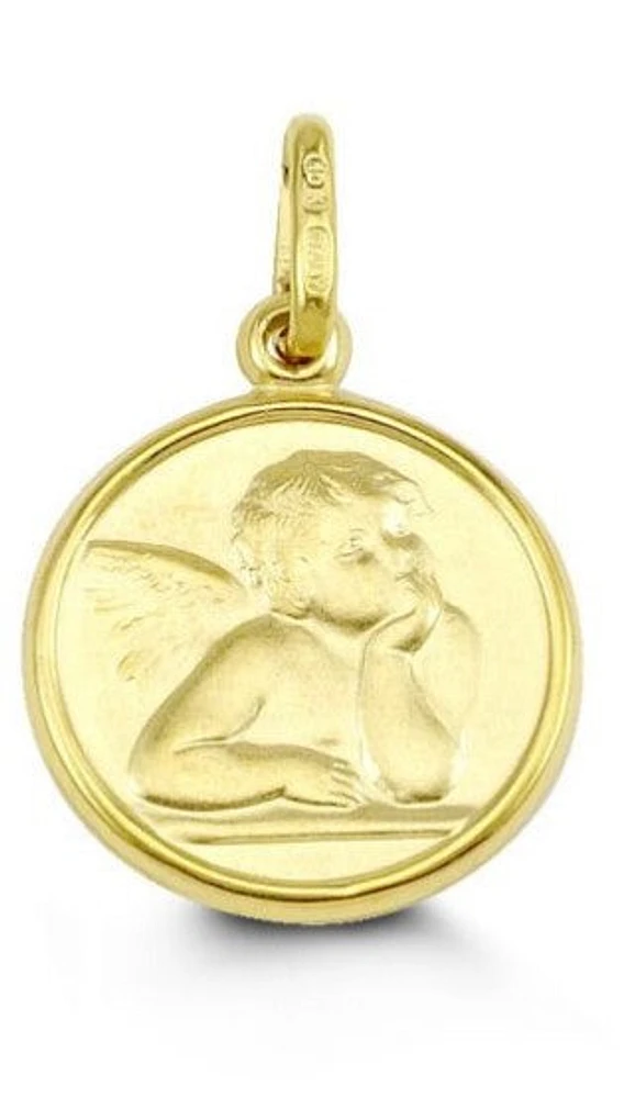 10K Yellow Gold Guardian Angel Charm