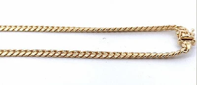 10K Yellow Gold Solid Miami Cuban Link Curb Chain 4mm - 20"