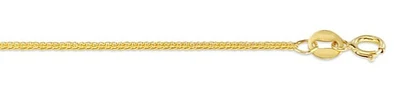 10K Gold 0.65mm Wheat Chain