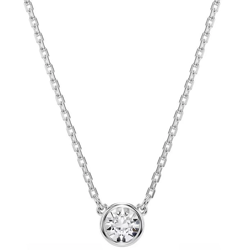 Swarovski - Imber pendant, Round cut, White, Rhodium plated - 5696039
