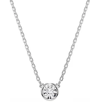 Swarovski -   Imber pendant, Round cut, White, Rhodium plated - 5696039