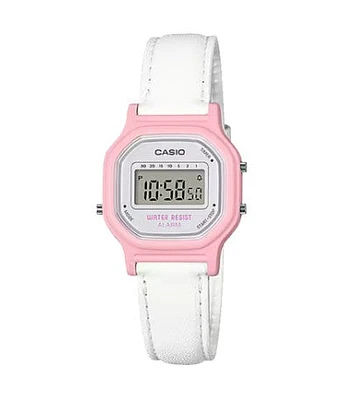 Casio Classic Digital Watch -LA11WL-4A - Pink and White