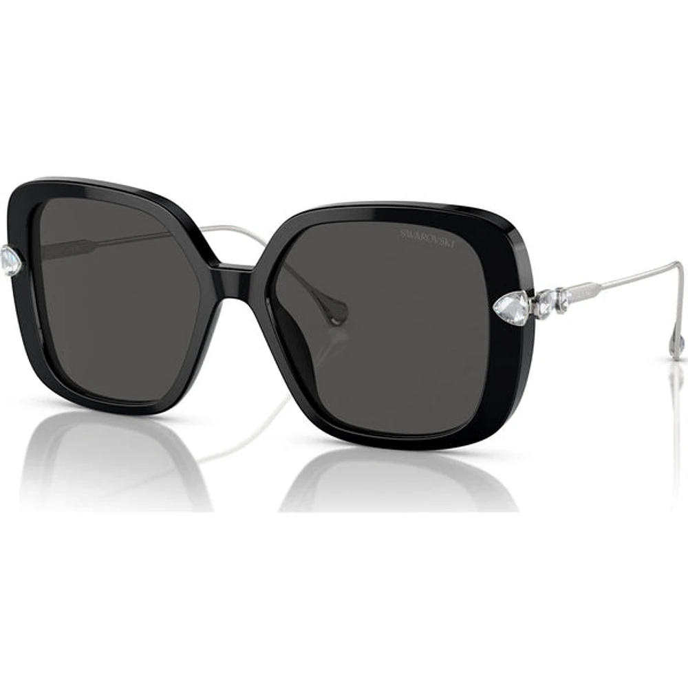 Swarovski Mesmera: Oversized Sunglasses Black 5679543