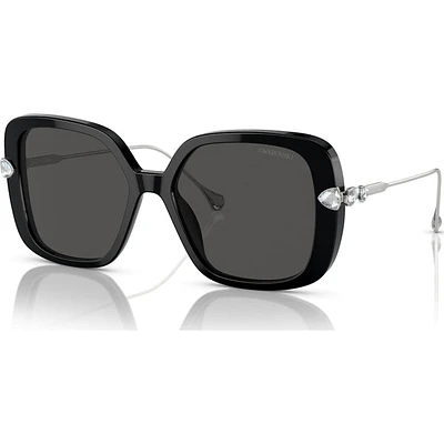 Swarovski Mesmera: Oversized Sunglasses Black 5679543