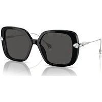 Swarovski Mesmera: Oversized Sunglasses Black 5679543