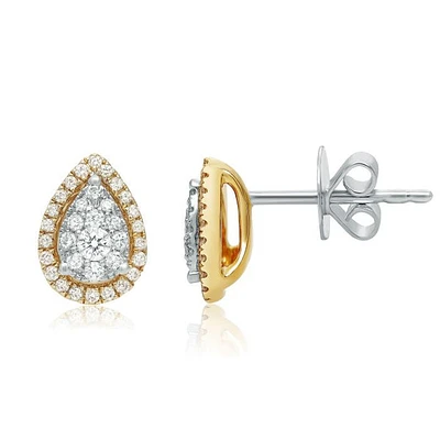 14K Rose Gold 0.30 cttw Diamond Earrings