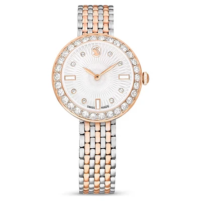 Swarovski Certa watch, Swiss Made, Metal bracelet, Rose gold tone, Mixed metal finish - 5672971