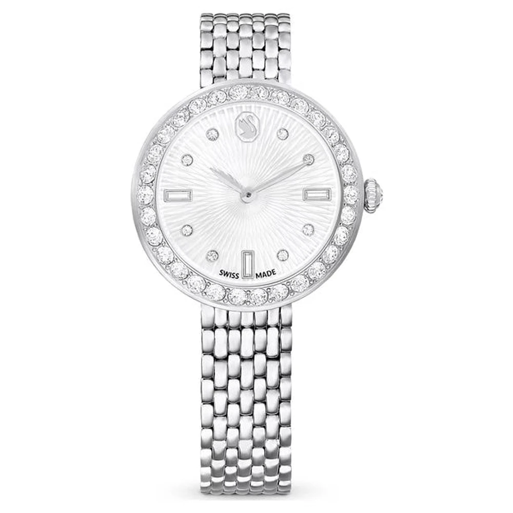 Swarovski Certa watch, Swiss Made, Metal bracelet, Silver tone, Stainless steel 5673022