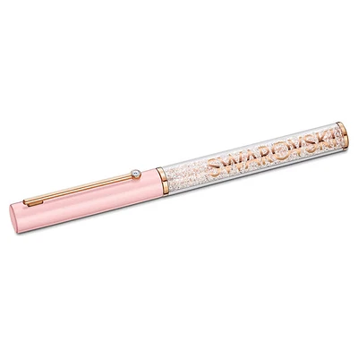 Swarovski Crystalline Gloss ballpoint pen, Pink, Pink lacquered, Rose gold-tone plated 5568756