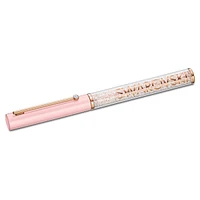 Swarovski Crystalline Gloss ballpoint pen, Pink, Pink lacquered, Rose gold-tone plated 5568756