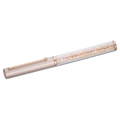 Swarovski Crystalline Gloss ballpoint pen, Rose gold tone, Pink lacquered, Rose gold-tone plated 5568759