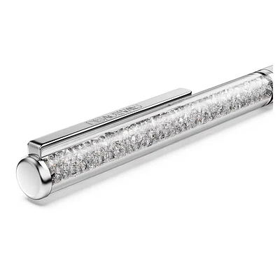 Swarovski - Crystalline Silk ballpoint pen, Gray, Gray lacquered, Chrome Plated 5709613