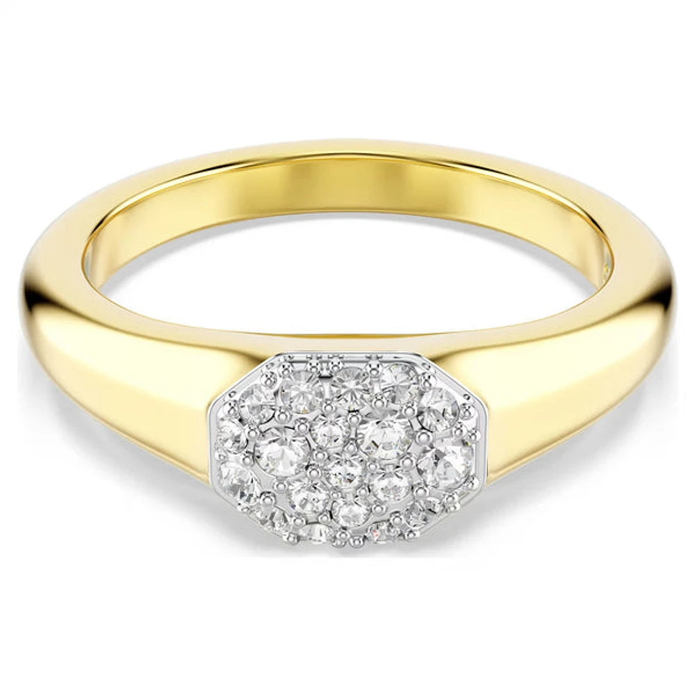 Swarovski Dextera ring, Mixed cuts, White, Gold-tone plated 5732851