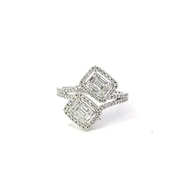 14K White Gold Diamond Ring