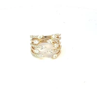 14K Yellow Gold Diamond Ring