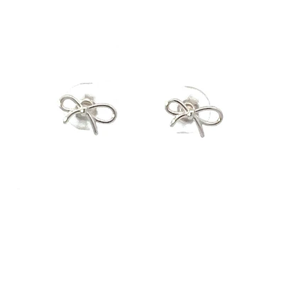 925 Sterling Silver Bow Earrings