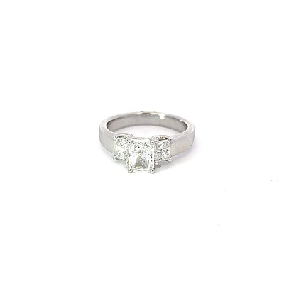 14K White Gold 1.49cttw Lab Grown Diamond Engagement Ring