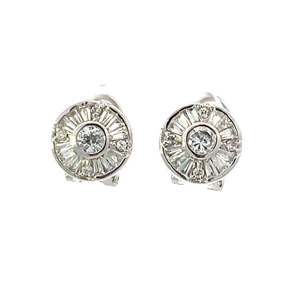 925 Sterling Silver Cubic Zirconia Earrings